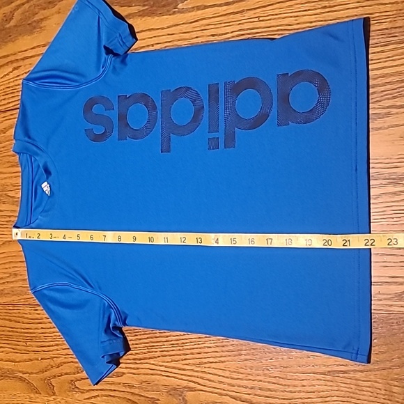 Adidas Kids Blue T-Shirt - Boy's Small - Picture 6 of 8